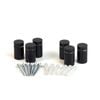 ProtectorAl 32 x 19mm Black Deco Panel Mounts - 6 Pack