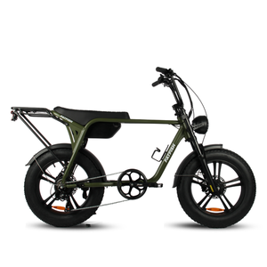 Fatfish Biggie 20AH Fat Tyre E-Bike Army Green