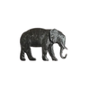P&P Pair of Elephant Metal Wall Art with Intricate Detailing and Nature-Inspired Decorative Design
