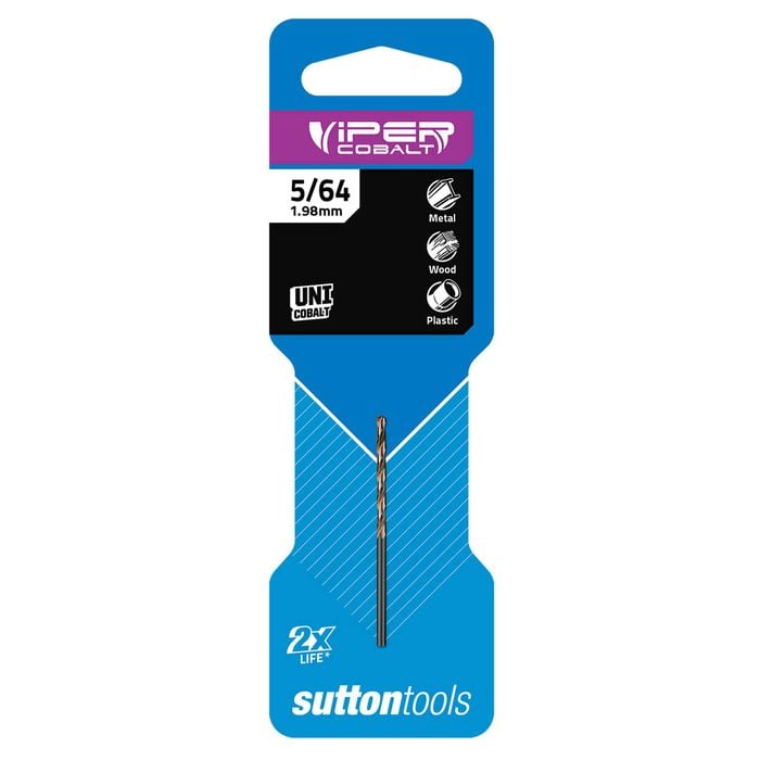 Sutton Tools 5/64" Viper Cobalt Jobber Drill Bit