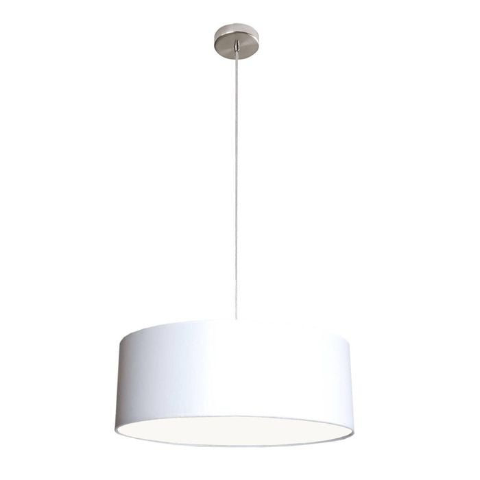 Marco 50cm White 2 Light Drum Pendant