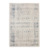 Fab Habitat 196x300cm Navy And White Izmir Traditional Distrssed Rug