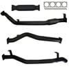 Ignite Exhausts Turbo Back For Toyota Landcruiser 79 Series V8 D/cab 3" No Cat With Hotdog 409 Stainless Steel