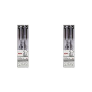 2x 3pc Kent Graphic Fineliner Set  0.3, 0.5, 0.7mm Markers Set Graphic Design