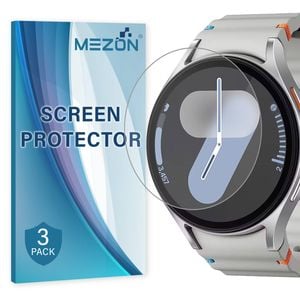 3 Pack MEZON Samsung Galaxy Watch7 (44 mm) Ultra Clear TPU Film Screen Protectors