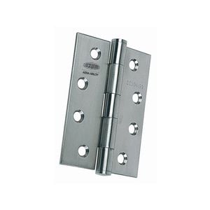 Lockwood 100 x 75 x 2.5mm Satin Chrome 100 Series Loose Pin Butt Hinge