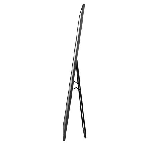 Oikiture 166x60cm Rectangle Black Full Length Mirror Floor Mirrors Free ...