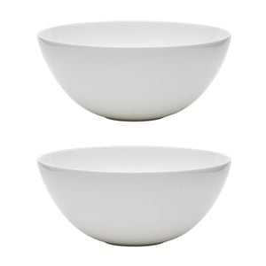 2PK Ecology 20cm Canvas Laksa Soup/Food Serving Bowl - White