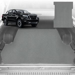 Ute Tub Mat for Nissan Navara Dual Cab NP300/D23 STX (Without Rear cup)2015-Current (w Spray on Liner or no Liner)-Grey