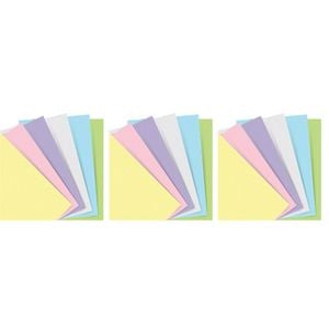 3x 60pc Filofax Paper Refill Organiser Sheet Planner Insert/filler Pastel Dotted