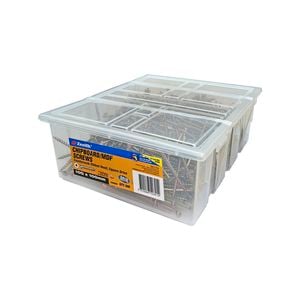 Zenith 10G x 100mm Gold Passivated Square Drive Chipboard Screw - 500 Pack