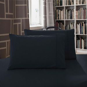 Fabric Fantastic 1000TC Premium Ultra Soft King size Pillowcases 2-Pack - Black