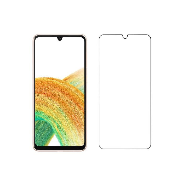 Nuglas Screen Protector Full Cover Flat Tempered Glass For Galaxy A14 5g