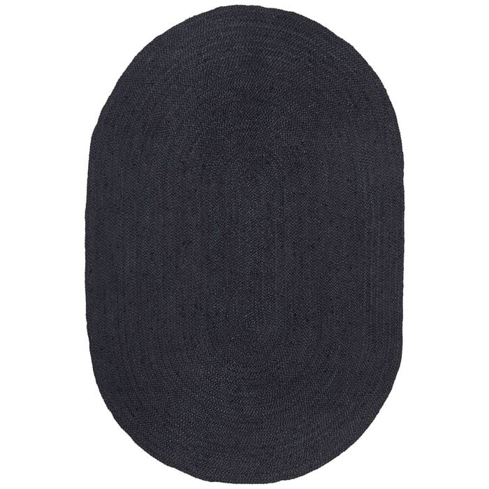 Bryn Black Oval 220X150Cm Rug