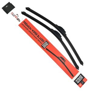 SWAN Wiper Blades for Honda Mitsubishi Mazda Nissan 1993-2017 24" + 19" Front Pair