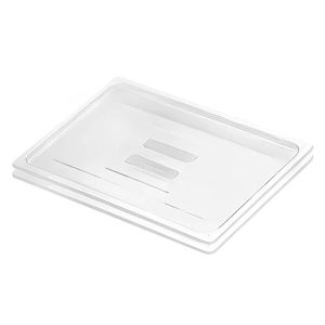 SOGA 1/1 GN Polycarbonate Food Pan Lids Clear 2 Pack