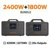 Voltx 3270wh Power Station 4200w Total (2400w + 1800w Bundle)