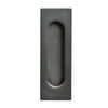 Lemaar 120 x 40mm Gun Metal Grey Rectangle Oval Flush Pull