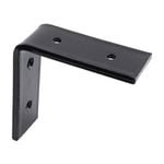 Carinya 100 x 100 x 40 x 6mm Black Angle Bracket - Heavy Duty