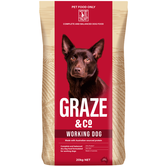Graze & Co 20Kg Everyday Working Dog Kibble 