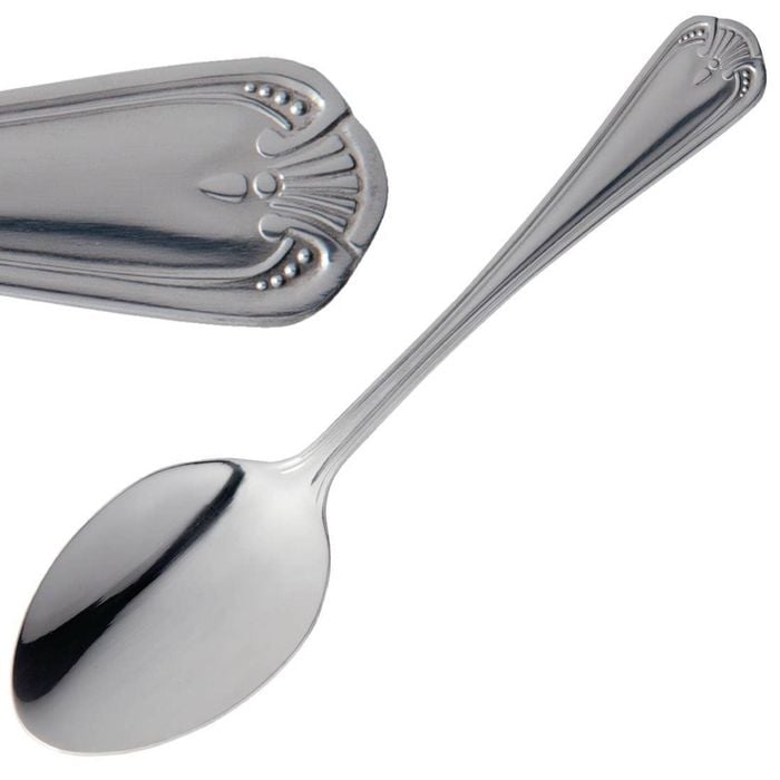 Olympia Dessert Spoon Jesmond Stainless Steel 12 Pack Cutlery Kitchenware