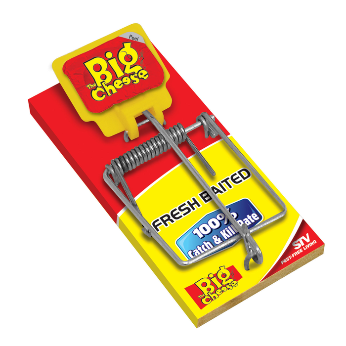 The Big Cheese Fresh Baited Mouse Trap