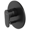 Methven Black Glide Shower Mixer With Diverter - Stainless Steel