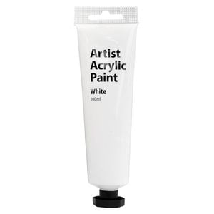 Boyle 100ml White Artist Acrylic Paint