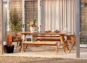 Outdoor area with outdoor table and chairs