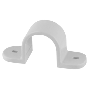 DETA 20mm Grey PVC Conduit Mounting Saddle - Single Pack