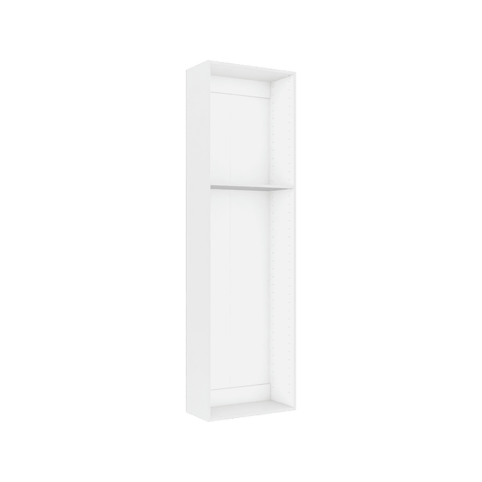 Lugna 2048 x 600 x 280mm White Cabinet Shell - White 600mm