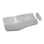Kensington Pro Fit Ergonomic Wireless Keyboard+Mouse - Grey [K75407US]
