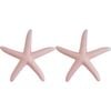 2PK LVD Starfish Ceramic Figurine Home/Lounge Decor Large Nude