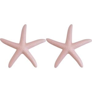 2PK LVD Starfish Ceramic Figurine Home/Lounge Decor Large Nude