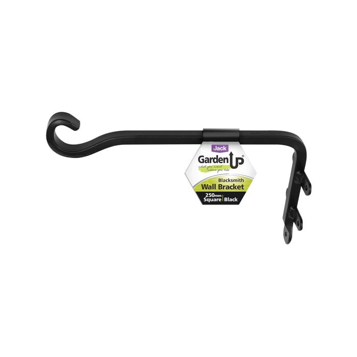  Jack 250mm Black Square Wall Bracket