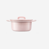 Buydeem Ceramic Double-ear Soup Bowl Pink