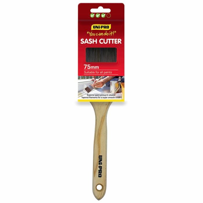UNi-PRO 75mm You Can Do It Sash Cutter Paint Brush