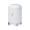 Kitchen Craft Lovello Retro Carbon Steel Tea Canister Caddy 19cm Ice White