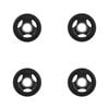 4pk Standard Rubber Ezy Grip Disc Weight Plate Home Gym Exercise 1.25kg