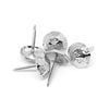 Pinnacle Nickel Plated Hammer Head Upholstery Nails - 50 Pack