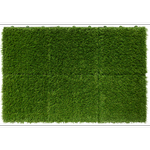 DIY Turf 300 x 300 x 20mm 6 Piece Synthetic Turf Tile