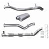 Ignite Exhausts Turbo Back For Toyota Landcruiser 79 Series V8 D/cab 3" Cat & Muffler Raw Aluminised Steel