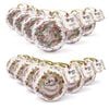 Banksia Red Christmas Koala & Kangaroo Set of 12 Bauble Tins - Rock Candy 70g