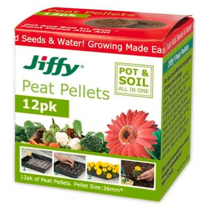 Jiffy 36mm Peat Pellets - 12 Pack