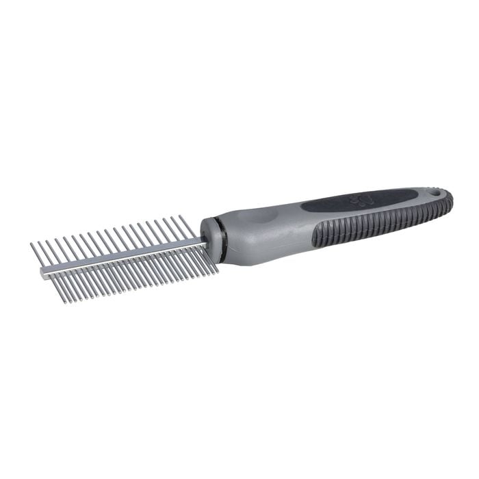 Happy Tails Soft Grip Double Sided Pet Comb