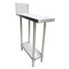 Modular Systems Stainless Steel Kitchen Infill Bench With Splashback Wbb-0450r