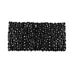 Barelli 35 x 70cm Non-Slip Black Pebble Bath Mat