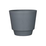 Respect 30cm Round Calais Self Watering  Plastic Pot Grey Stonelook