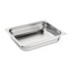 Vogue Perforated Gastronorm Tray Stainless Steel 1/2 Size 65mm Deep Commercial Kitchen Steam Pan