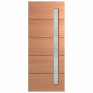 Hume 2040 x 820 x 40mm Entrance Door Linear G3 Glass XLR160